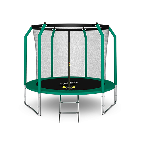 ARLAND Батут премиум 10FT с внутренней страховочной сеткой и лестницей (Dark green) №1